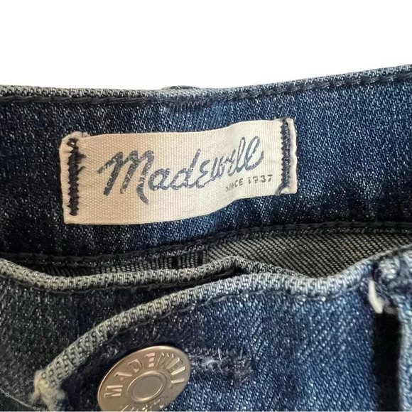 Madewell Patchwork Boy Jean With Raw Hem Size 27 - Picture 6 of 9